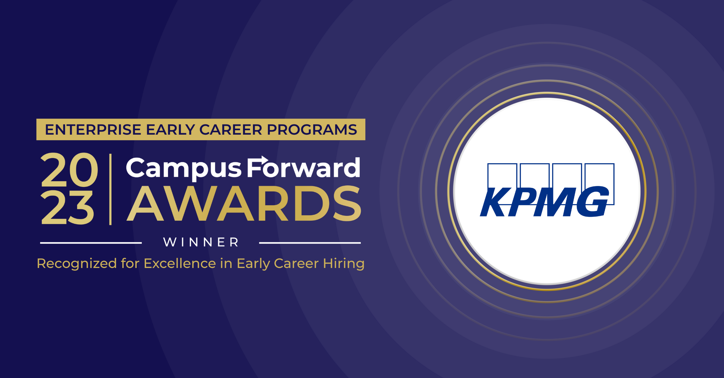 KPMG LLP | 2023 Campus Forward Award Winner